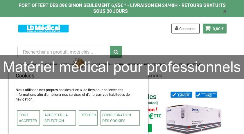 Matériel médical pour professionnels