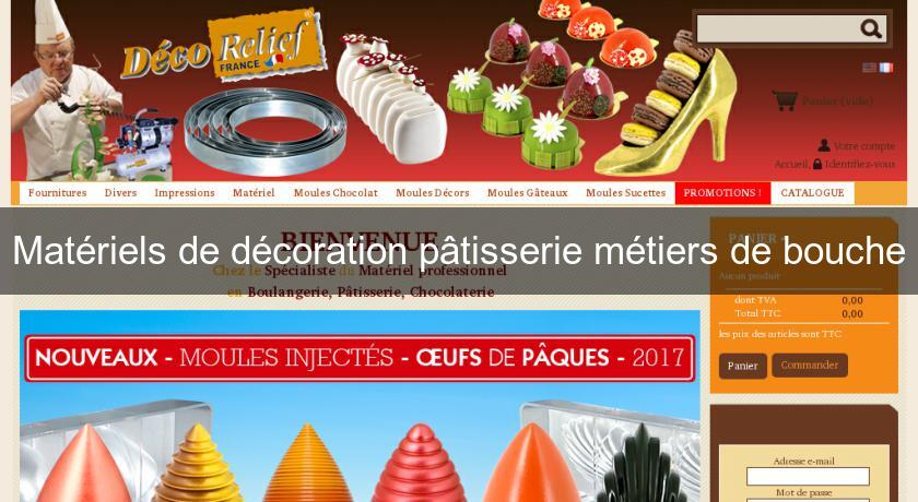 Matériels de décoration pâtisserie métiers de bouche Matériels de décoration pâtisserie métiers de bouche