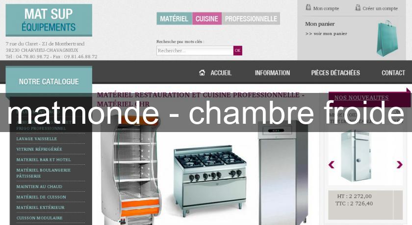 matmonde - chambre froide matmonde - chambre froide