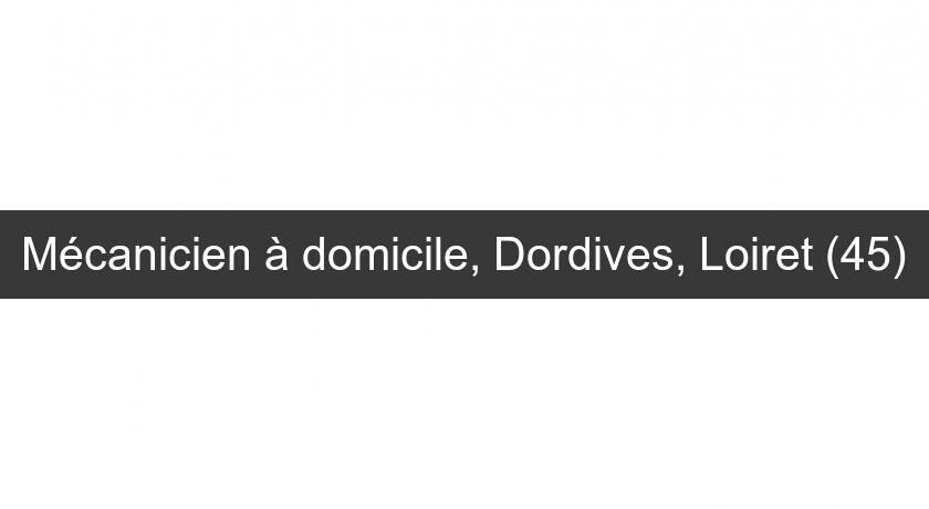 Mécanicien à domicile, Dordives, Loiret (45)