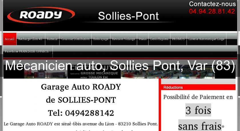 Mécanicien auto, Sollies Pont, Var (83) Mécanicien auto, Sollies Pont, Var (83)