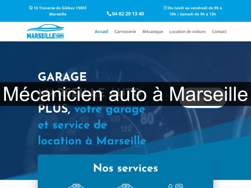 Mécanicien auto à Marseille
