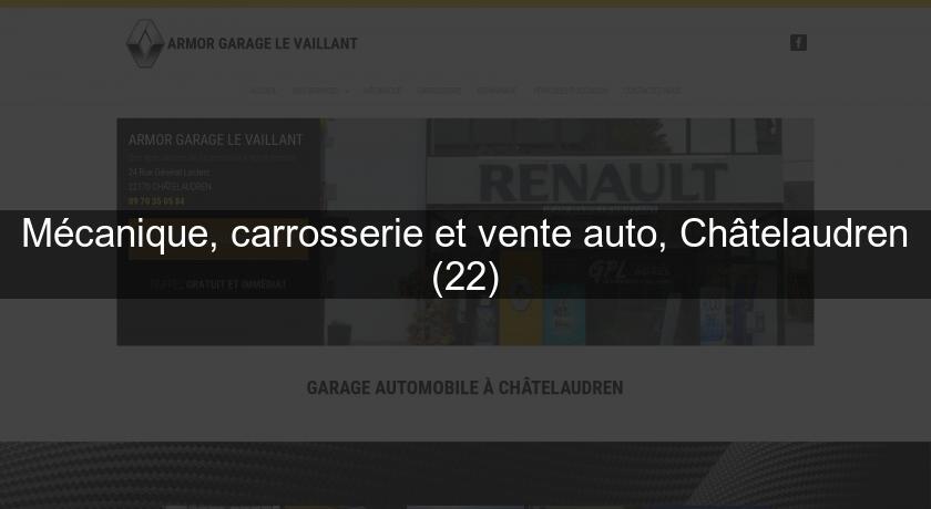 Mécanique, carrosserie et vente auto, Châtelaudren (22)