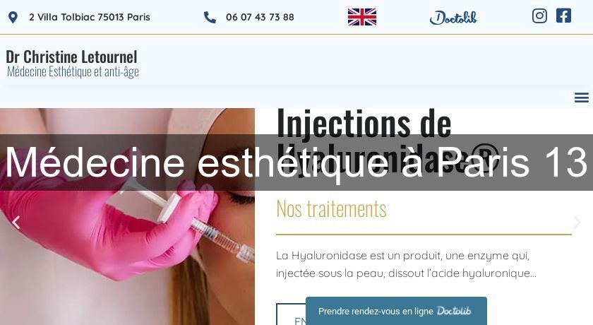 Médecine esthétique à Paris 13 Médecine esthétique à Paris 13
