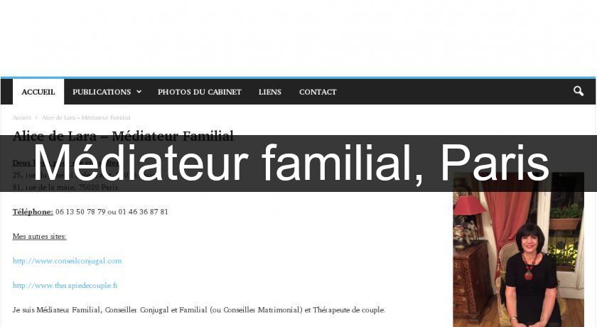 Médiateur familial, Paris Médiateur familial, Paris