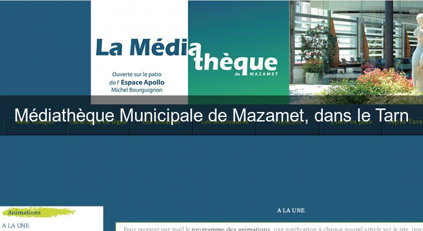 Médiathèque Municipale de Mazamet, dans le Tarn