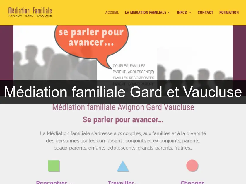 Médiation familiale Gard et Vaucluse