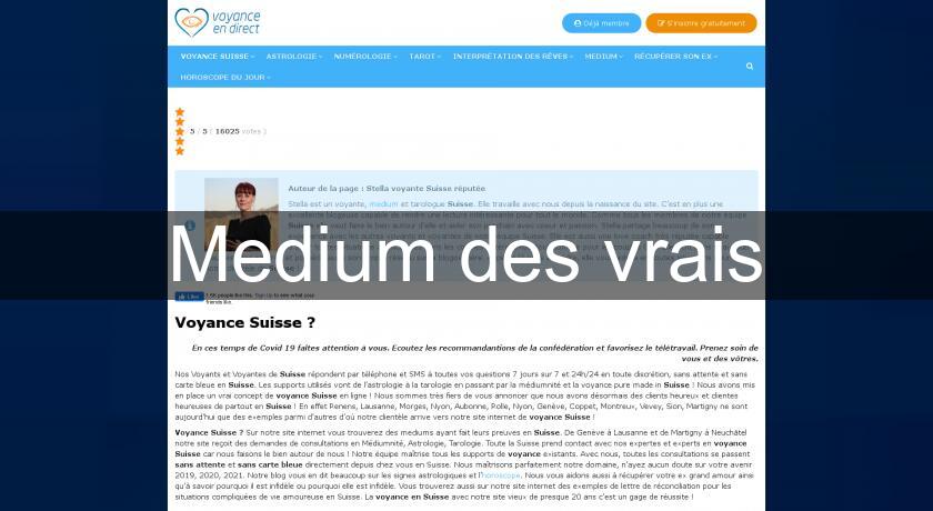 Medium des vrais Medium des vrais