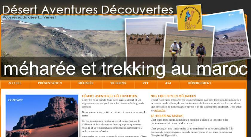 méharée et trekking au maroc