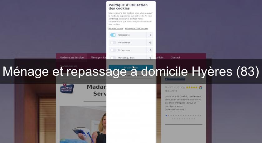 Ménage et repassage à domicile Hyères (83) Ménage et repassage à domicile Hyères (83)