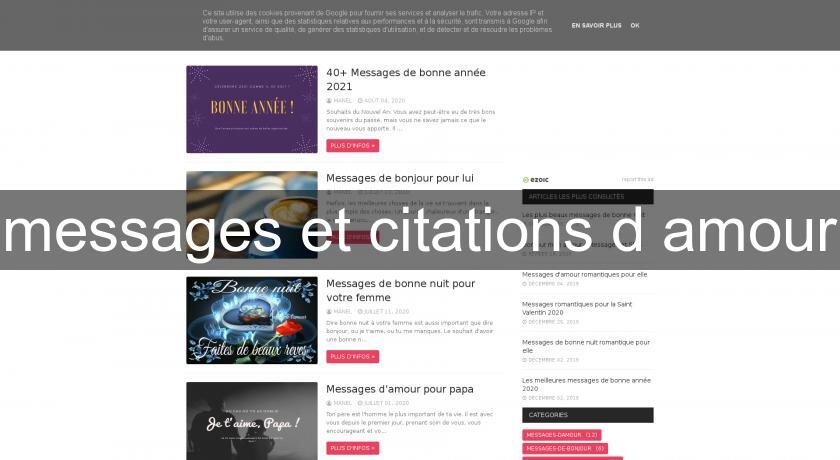 messages et citations d'amour messages et citations d'amour