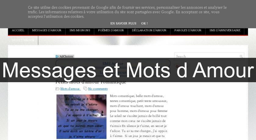 Messages et Mots d'Amour Messages et Mots d'Amour