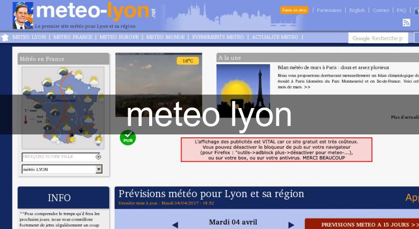 meteo lyon meteo lyon