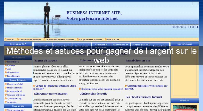 Méthodes et astuces pour gagner de l'argent sur le web