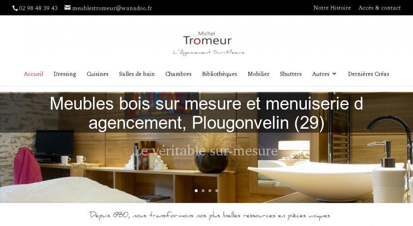 Meubles bois sur mesure et menuiserie d'agencement, Plougonvelin (29) Meubles bois sur mesure et menuiserie d'agencement, Plougonvelin (29)