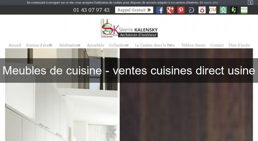 Meubles de cuisine - ventes cuisines direct usine Meubles de cuisine - ventes cuisines direct usine