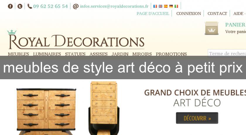 meubles de style art déco à petit prix