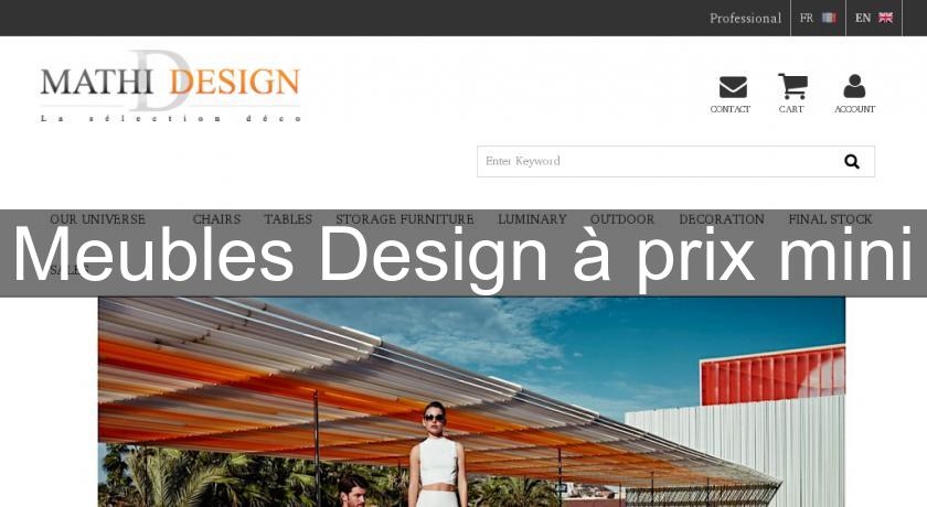 Meubles Design à prix mini Meubles Design à prix mini