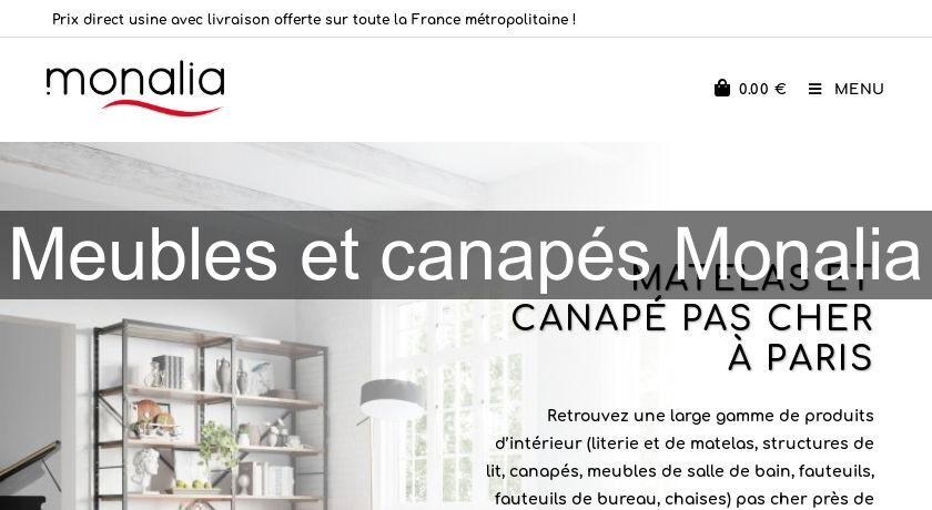 Meubles et canapés Monalia Meubles et canapés Monalia