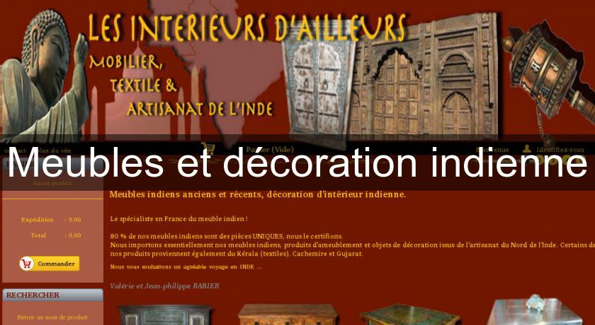 Meubles et décoration indienne Meubles et décoration indienne