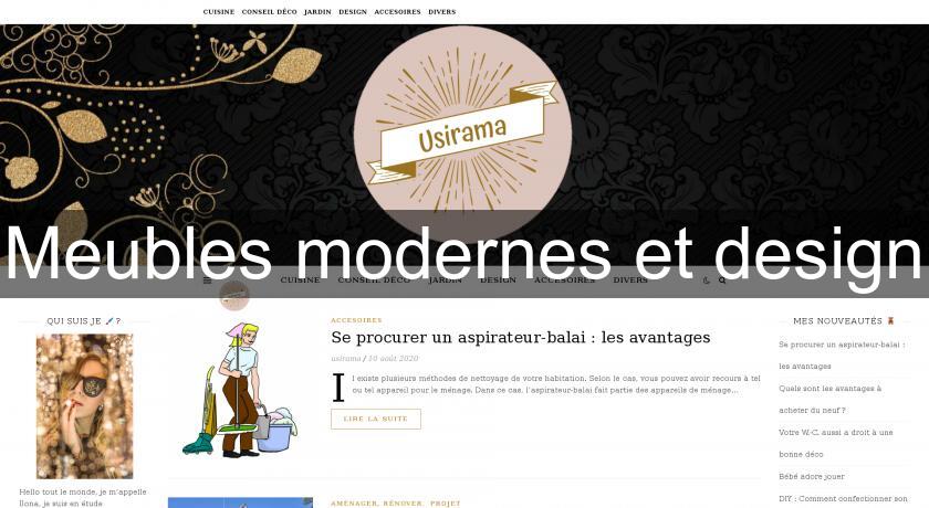 Meubles modernes et design Meubles modernes et design