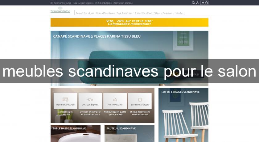 meubles scandinaves pour le salon