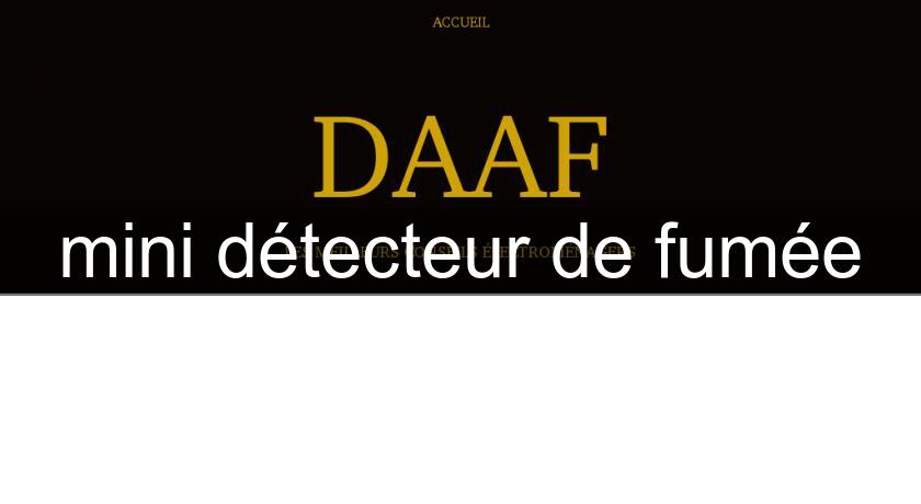 mini détecteur de fumée mini détecteur de fumée