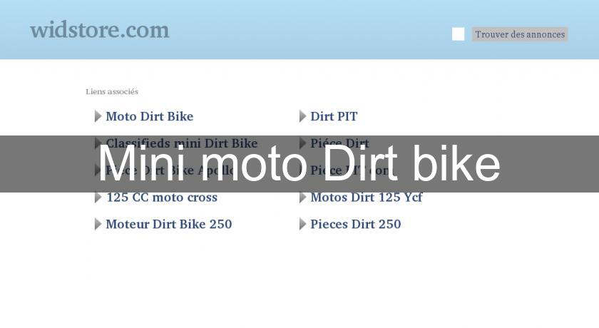 Mini moto Dirt bike