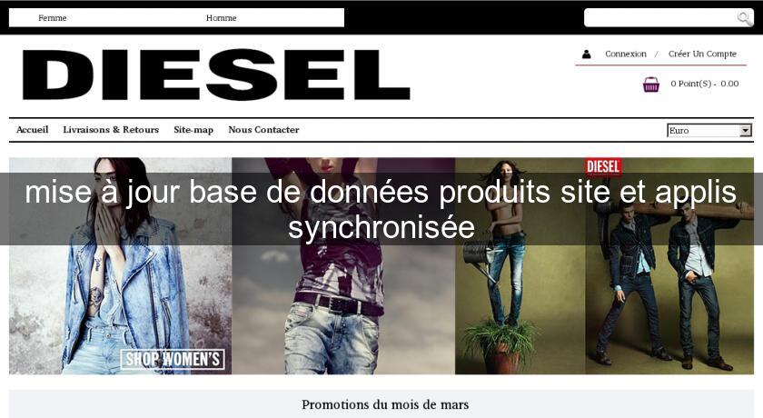 mise à jour base de données produits site et applis synchronisée mise à jour base de données produits site et applis synchronisée