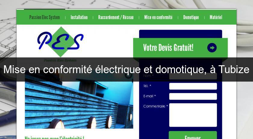 Mise en conformité électrique et domotique, à Tubize