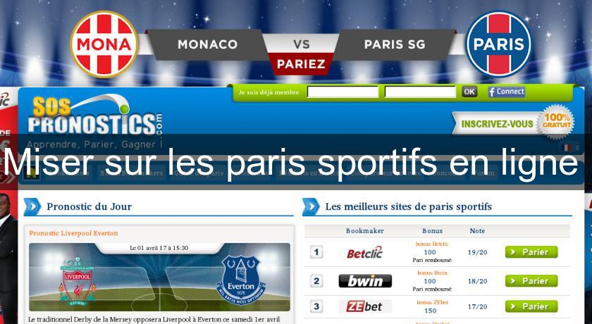 Miser sur les paris sportifs en ligne Miser sur les paris sportifs en ligne