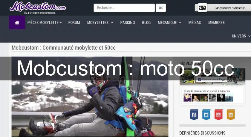 Mobcustom : moto 50cc
