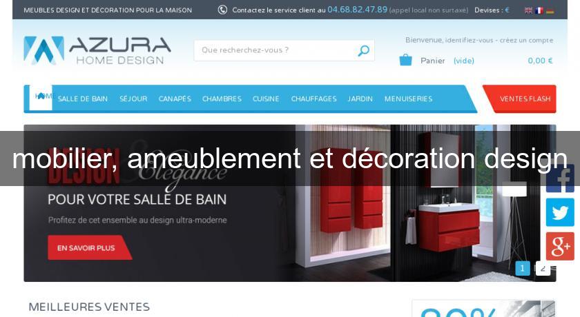 mobilier, ameublement et décoration design