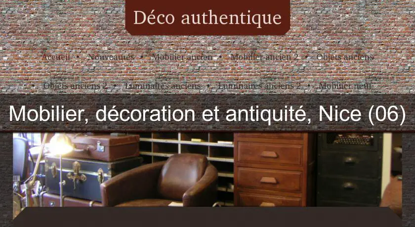 Mobilier, décoration et antiquité, Nice (06)