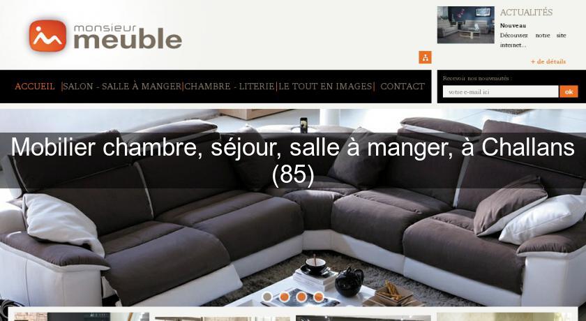 Mobilier chambre, séjour, salle à manger, à Challans (85)