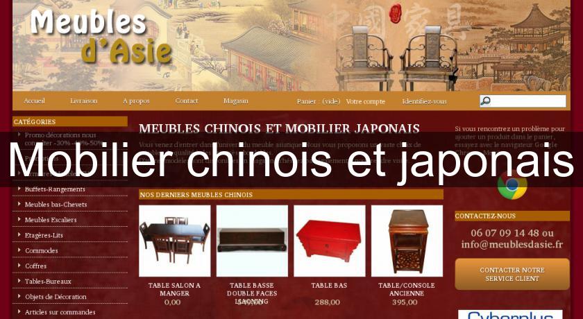 Mobilier chinois et japonais Mobilier chinois et japonais