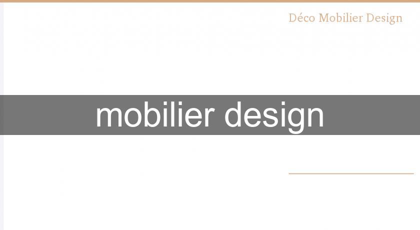 mobilier design