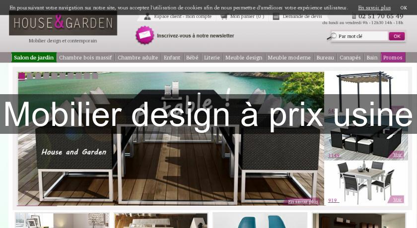Mobilier design à prix usine Mobilier design à prix usine