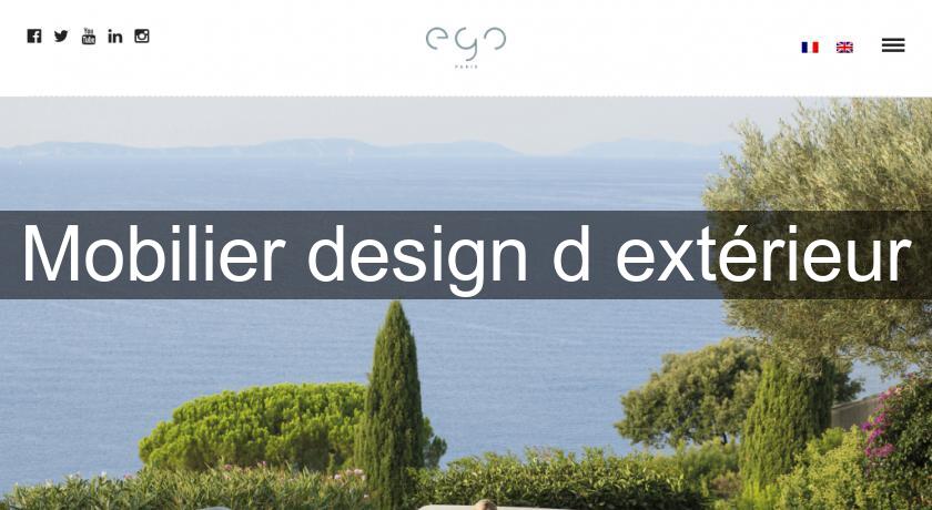 Mobilier design d'extérieur