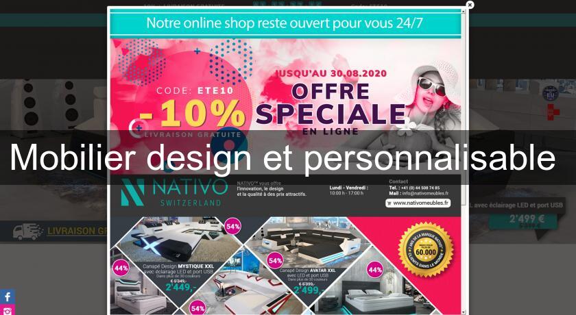 Mobilier design et personnalisable Mobilier design et personnalisable