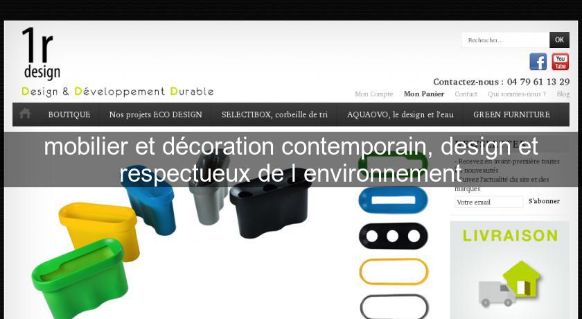 mobilier et décoration contemporain, design et respectueux de l'environnement mobilier et décoration contemporain, design et respectueux de l'environnement