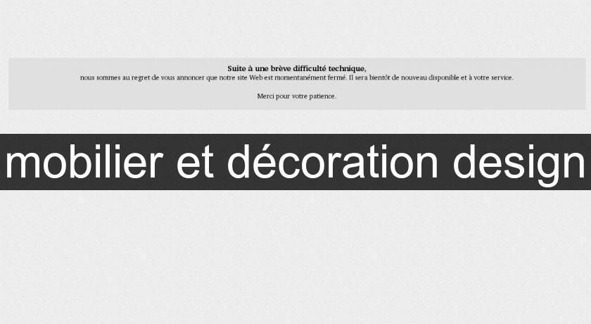 mobilier et décoration design