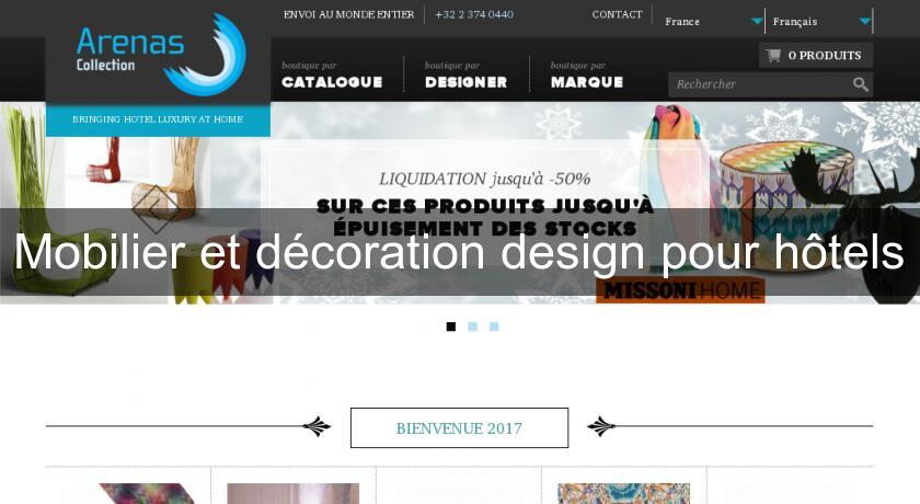 Mobilier et décoration design pour hôtels