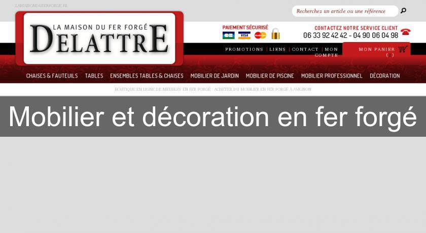 Mobilier et décoration en fer forgé