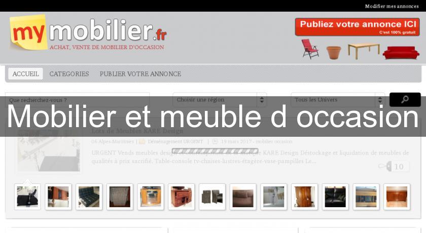 Mobilier et meuble d'occasion Mobilier et meuble d'occasion