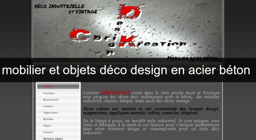 mobilier et objets déco design en acier béton mobilier et objets déco design en acier béton