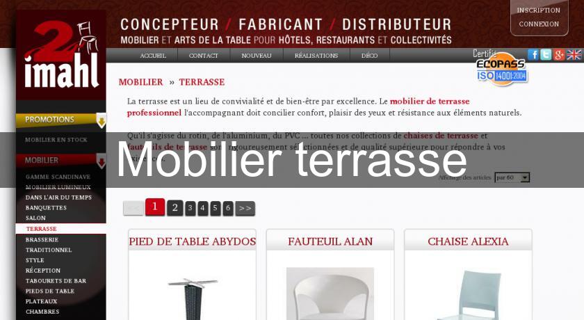 Mobilier terrasse