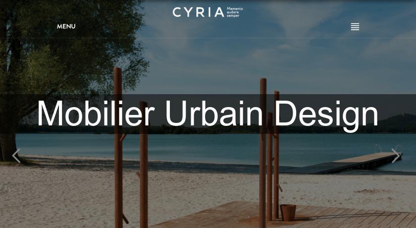 Mobilier Urbain Design