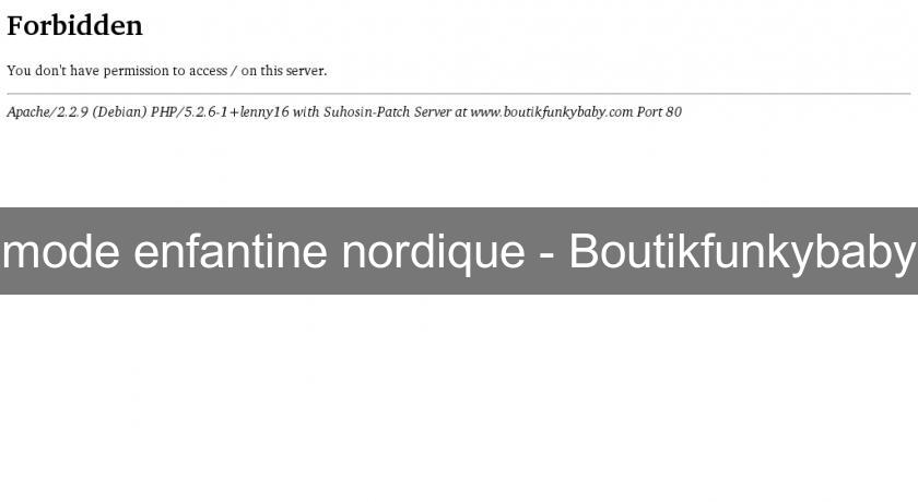 mode enfantine nordique - Boutikfunkybaby