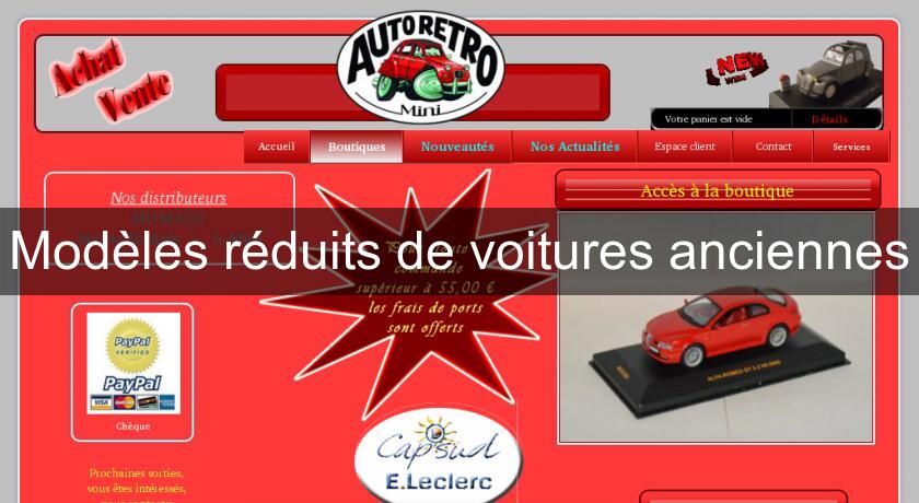 modeles reduits voitures